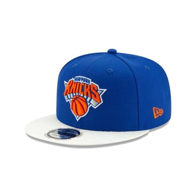 New York Knicks Gorra | New Era NBA Visor Flare 9fifty Snapback Cap Mexico - Azules